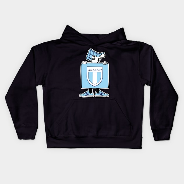 forza lazio Kids Hoodie by lounesartdessin